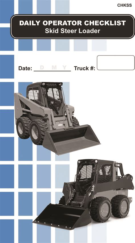 skid steer training checklist|employee training for skid steer.